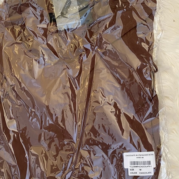 JLUXLABEL BROWN MOCHA TOP - Picture 8 of 8